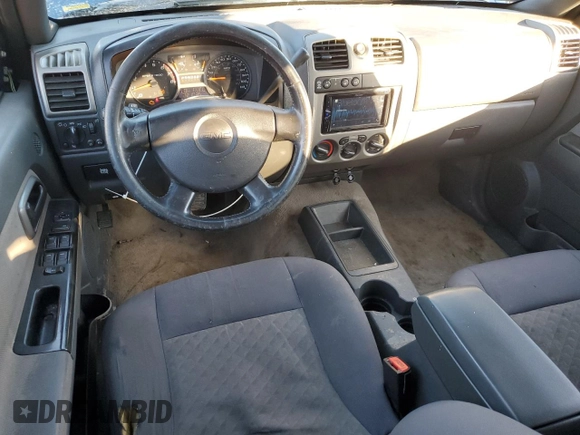 2005 GMC Canyon 1SF SLE Z71 with VIN 1GTDT136558206065, listed as a Copart auction lot 89204775 with 221,035 mi miles and Salvage Title. Bid and sale history available at carsss.com. Image 8.