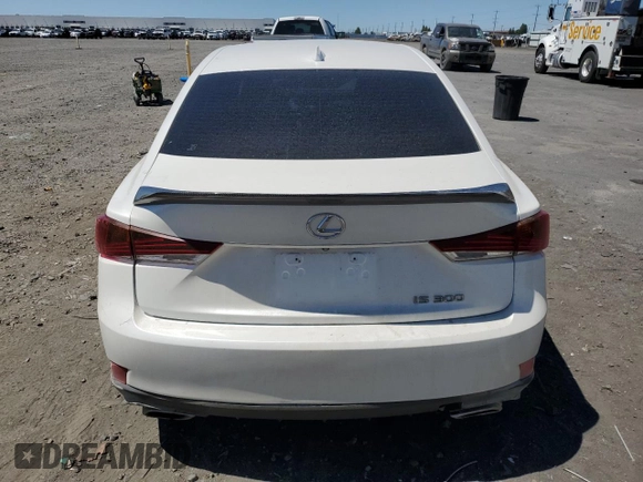 2018 Lexus IS 300 with VIN JTHBA1D28J5073711, listed as a Copart auction lot 62951895 with 68,538 mi miles and Salvage title. Bid and sale history available at DreamBid. Image 6.