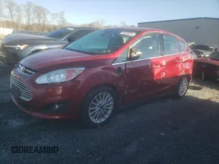 2013 Ford C-Max Energi SEL with VIN 1FADP5CU6DL547390, listed as a Copart auction lot 50466915 with 111,104 mi miles and Salvage Title. Bid and sale history available at carsss.com. Image 1.