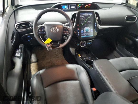 2020 Toyota Prius LE with VIN JTDKARFP2L3134042, listed as a Copart auction lot 54180165 with 66,854 mi miles and Salvage Title. Bid and sale history available at DreamBid. Image 8.