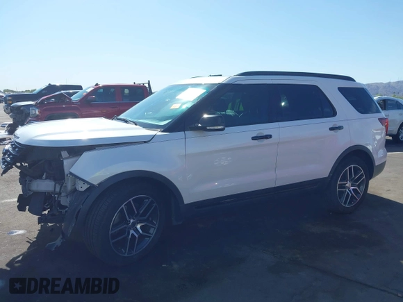 2017 Ford Explorer Sport z VIN 1FM5K8GT6HGA43481, wystawiony jako IAAI lot #42159456 z przebiegiem 86 010 mil mil oraz . Historia ofert i sprzedaży dostępna na DreamBid. Obrazek 18.