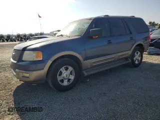 2003 Ford Expedition Eddie Bauer with VIN 1FMPU18L63LC51384, listed as a Copart auction lot 63855245 with 205,280 mi miles and Salvage title. Bid and sale history available at DreamBid. Image 1.