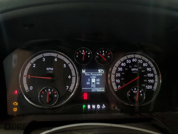 2012 Ram 2500 SLT with VIN 3C6TD5DT5CG112948, listed as a Copart auction lot 68581694 with 207,960 mi miles and Salvage title. Bid and sale history available at DreamBid. Image 9.