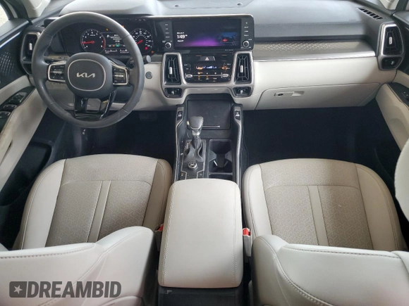 2022 Kia Sorento S z VIN 5XYRL4LCXNG148864, wystawiony jako Copart lot #59421585 z przebiegiem 15 568 mil mil oraz Szkoda całkowita • Salvage title. Historia ofert i sprzedaży dostępna na DreamBid. Obrazek 8.