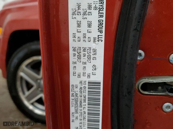2010 Jeep Patriot Sport with VIN 1J4NF2GBXAD523005, listed as a Copart auction lot 64649124 with 179,478 mi miles and Clean Title. Bid and sale history available at carsss.com. Image 13.