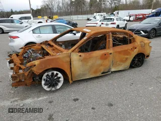 2024 Toyota Camry LE with VIN 4T1C11AK8RU206782, listed as a Copart auction lot 52414825 with 0 mi miles and Non Repairable. Bid and sale history available at carsss.com. Image 1.