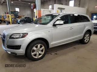 2015 Audi Q7 3.0T Premium Plus with VIN WA1LGAFE5FD008771, listed as a Copart auction lot 53852845 with 183,425 mi miles and Clean Title. Bid and sale history available at carsss.com. Image 1.