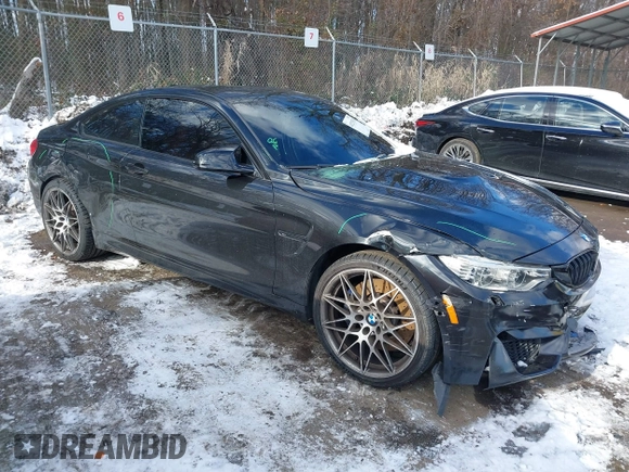 2017 BMW M4 with VIN WBS3R9C51HK709916, listed as a IAAI auction lot 41223578 with 24,225 mi miles. Bid and sale history available at carsss.com. Image 1.