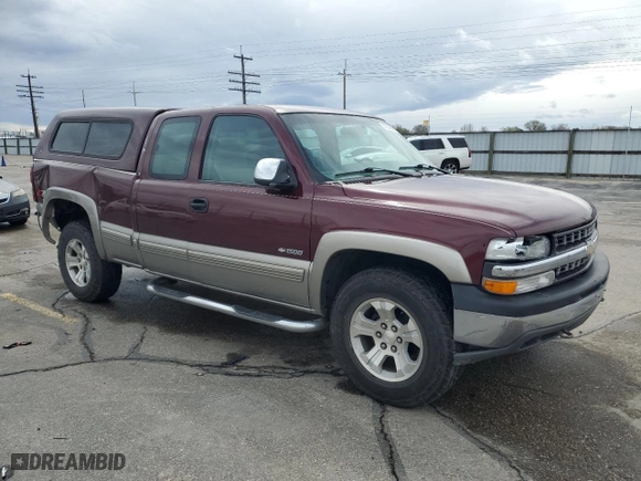 2000 Chevrolet Silverado 1500 LS with VIN 2GCEK19T5Y1389706, listed as a Copart auction lot 51344645 with 200,609 mi miles and Salvage Title. Bid and sale history available at carsss.com. Image 4.