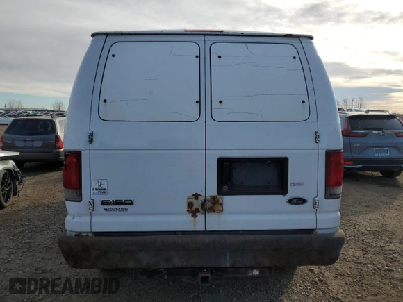 2007 Ford Econoline Cargo Commercial with VIN 1FTNE14W87DA47145, listed as a Copart auction lot 80331474 with 156,822 mi miles and Salvage Title. Bid and sale history available at DreamBid. Image 6.