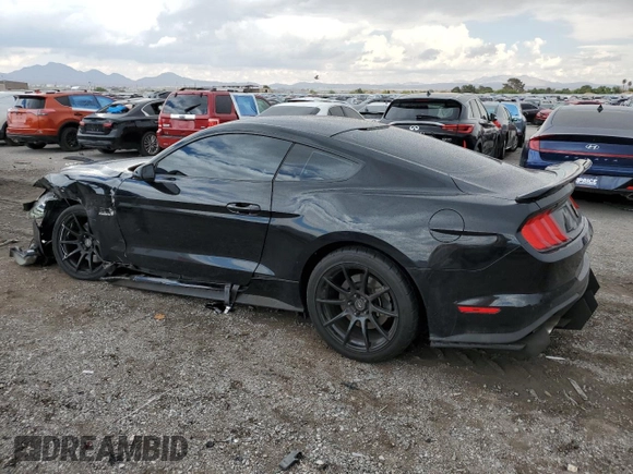 2018 Ford Mustang GT with VIN 1FA6P8CF6J5181359, listed as a Copart auction lot 56077125 with 79,573 mi miles and Salvage title. Bid and sale history available at DreamBid. Image 2.