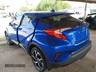 2021 Toyota C-HR LE with VIN NMTKHMBX8MR129267, listed as a IAAI auction lot 41935686 with 46,058 mi miles. Bid and sale history available at carsss.com. Image 3.
