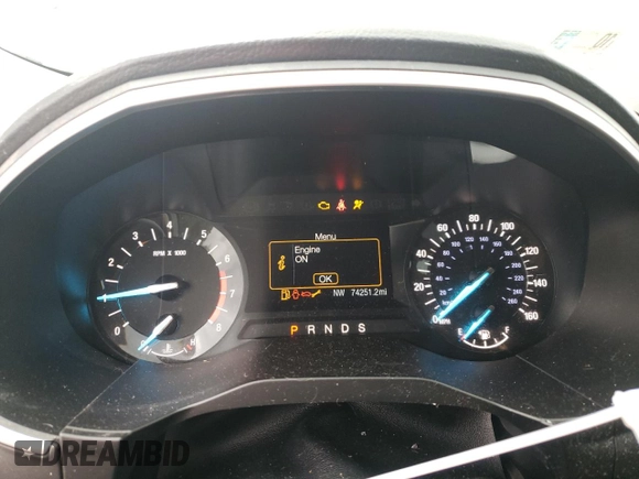 2015 Ford Edge SEL with VIN 2FMTK4J91FBB79082, listed as a Copart auction lot 50121365 with 74,251 mi miles and Salvage Title. Bid and sale history available at carsss.com. Image 9.