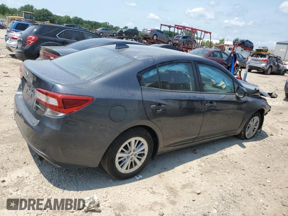 2018 Subaru Impreza Premium with VIN 4S3GKAD65J3613163, listed as a Copart auction lot 62582835 with Not provided miles and Clean title. Bid and sale history available at DreamBid. Image 3.