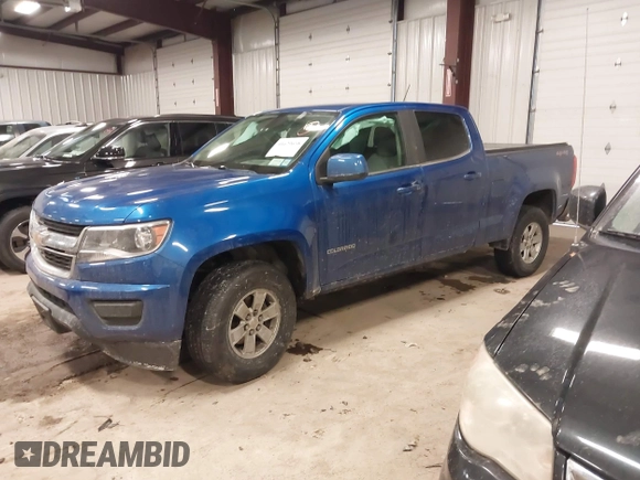 2020 Chevrolet Colorado 4WD Work Truck with VIN 1GCGTBEN3L1162483, listed as a IAAI auction lot 41629658 with 74,416 mi miles and . Bid and sale history available at DreamBid. Image 2.