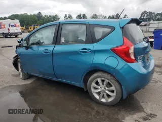 2014 Nissan Note S Plus with VIN 3N1CE2CP5EL388276, listed as a Copart auction lot 58874245 with 41,357 mi miles and Salvage title. Bid and sale history available at DreamBid. Image 2.