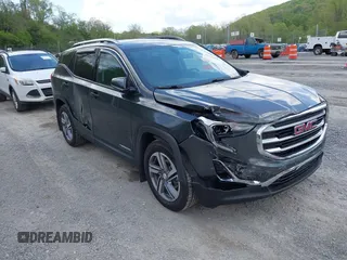 2018 GMC Terrain SLT with VIN 3GKALPEV5JL309836, listed as a IAAI auction lot 42159811 with 28,331 mi miles. Bid and sale history available at carsss.com. Image 1.