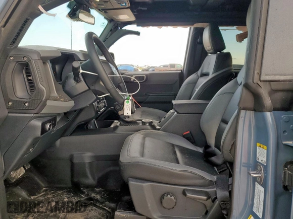 2024 Ford Bronco Big Bend with VIN 1FMDE7BH7RLB38639, listed as a Copart auction lot 57882975 with 1,519 mi miles and Salvage title. Bid and sale history available at DreamBid. Image 7.