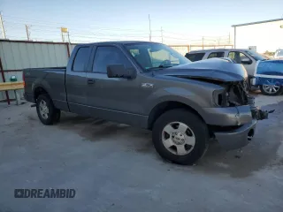 2007 Ford F-150 STX with VIN 1FTRX12W97KD12990, listed as a Copart auction lot 46939335 with 216,759 mi miles and Salvage Title. Bid and sale history available at DreamBid. Image 4.