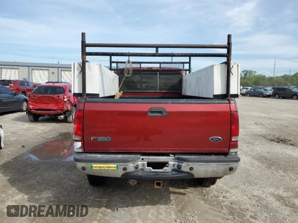 2002 Ford F-350 XL with VIN 1FTSF31L72EC07752, listed as a Copart auction lot 53464854 with 105,485 mi miles and Non Repairable. Bid and sale history available at DreamBid. Image 6.