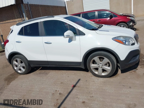 2016 Buick Encore with VIN KL4CJASB2GB712565, listed as a IAAI auction lot 40590890 with 184,612 mi miles and . Bid and sale history available at DreamBid. Image 13.