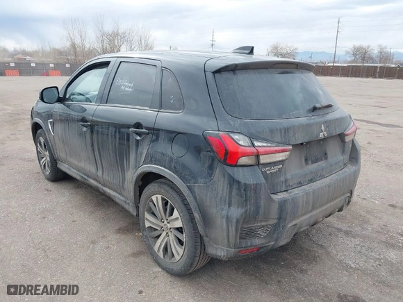2023 Mitsubishi Outlander Sport ES with VIN JA4ARUAU6PU011181, listed as a IAAI auction lot 41593699 with 88,069 mi miles. Bid and sale history available at carsss.com. Image 3.