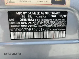 2013 Mercedes-Benz S 550 z VIN WDDNG7DB8DA517526, wystawiony jako Copart lot #53884865 z przebiegiem 119 398 mil mil oraz Nie do naprawy • Non repairable. Historia ofert i sprzedaży dostępna na DreamBid. Obrazek 12.