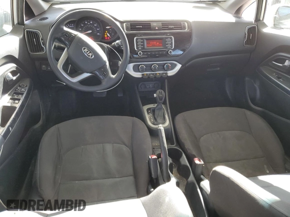 2016 Kia Rio LX with VIN KNADM4A33G6572223, listed as a Copart auction lot 48397975 with 113,933 mi miles and Salvage Title. Bid and sale history available at carsss.com. Image 8.