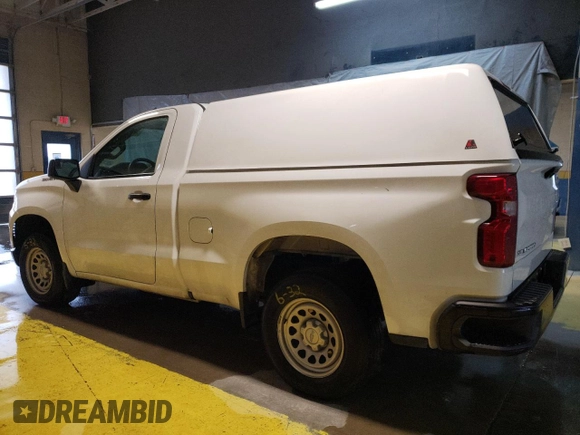 2023 Chevrolet Silverado 1500 Work Truck with VIN 3GCNAAEK4PG355102, listed as a Copart auction lot 82009594 with 72,008 mi miles and Clean Title. Bid and sale history available at DreamBid. Image 2.
