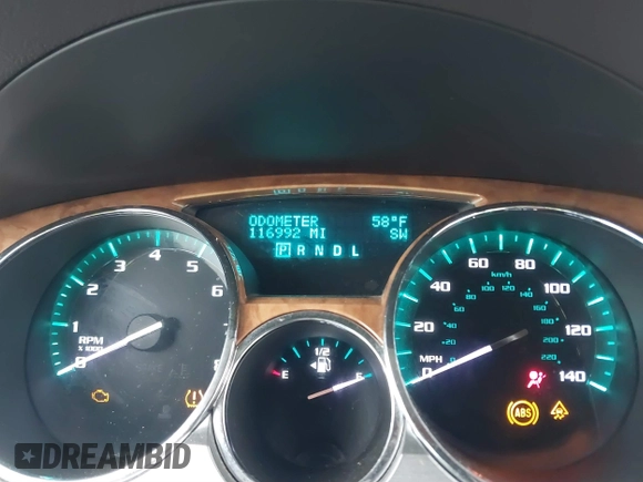 2010 Buick Enclave CXL 1XL with VIN 5GALRBEDXAJ126373, listed as a IAAI auction lot 41721155 with 116,992 mi miles and . Bid and sale history available at DreamBid. Image 7.
