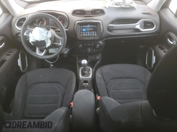 2018 Jeep Renegade Latitude with VIN ZACCJABH4JPH33439, listed as a Copart auction lot 48792455 with 37,992 mi miles and Salvage title. Bid and sale history available at DreamBid. Image 8.
