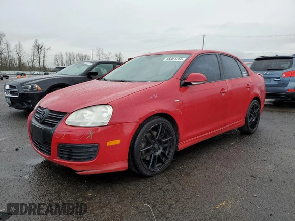2008 Volkswagen Jetta Wolfsburg Edition with VIN 3VWRJ71K78M170620, listed as a Copart auction lot 85801314 with 200,487 mi miles and Salvage title. Bid and sale history available at DreamBid. Image 1.