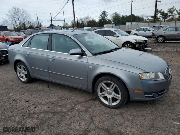 2007 Audi A4 2.0T with VIN WAUDF78E07A116311, listed as a Copart auction lot 52543425 with 112,099 mi miles and Salvage Title. Bid and sale history available at carsss.com. Image 4.