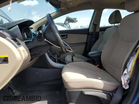 2014 Hyundai Elantra SE z VIN KMHDH4AE3EU095984, wystawiony jako Copart lot #54192135 z przebiegiem 117 551 mil mil oraz Szkoda całkowita • Salvage title. Historia ofert i sprzedaży dostępna na DreamBid. Obrazek 7.