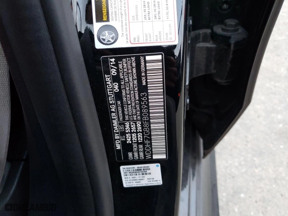 2015 Mercedes-Benz E-Class E 63 AMG S-Model with VIN WDDHF7GB8FB089563, listed as a Copart auction lot 37771133 with 45,258 mi miles. Bid and sale history available at carsss.com. Image 12.