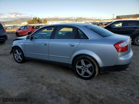 2003 Audi A4 3.0L with VIN WAULT68E43A359998, listed as a Copart auction lot 43860645 with 112,371 mi miles and Salvage Title. Bid and sale history available at carsss.com. Image 2.