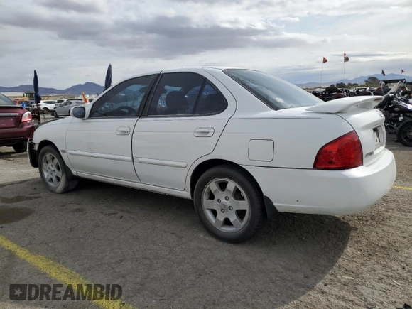 2006 Nissan Sentra S with VIN 3N1CB51D06L504780, listed as a Copart auction lot 51544815 with 156,032 mi miles and Salvage Title. Bid and sale history available at DreamBid. Image 2.