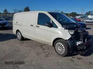 2021 Mercedes-Benz Metris Cargo with VIN W1YV0BEY3M3828950, listed as a IAAI auction lot 41513999 with 102,195 mi miles. Bid and sale history available at carsss.com. Image 1.