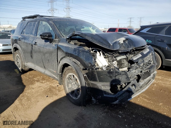 2024 Nissan Pathfinder Rock Creek with VIN 5N1DR3BDXRC280073, listed as a Copart auction lot 42151375 with 1,074 mi miles and Salvage Title. Bid and sale history available at carsss.com. Image 4.