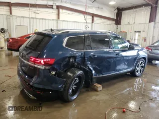 2021 Volkswagen Atlas SEL Premium with VIN 1V2TR2CA3MC509859, listed as a Copart auction lot 55265945 with 69,841 mi miles and Non repairable. Bid and sale history available at DreamBid. Image 3.