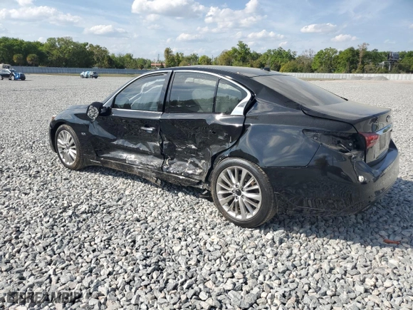 2020 Infiniti Q50 EDITION 30 with VIN JN1EV7AP6LM207777, listed as a Copart auction lot 49068035 with 53,227 mi miles and Non Repairable. Bid and sale history available at carsss.com. Image 2.