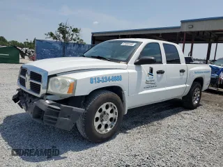2006 Dodge Dakota ST z VIN 1D7HE28N36S643753, wystawiony jako Copart lot #57858165 z przebiegiem 117 371 mil mil oraz Szkoda całkowita • Salvage title. Historia ofert i sprzedaży dostępna na DreamBid. Obrazek 1.