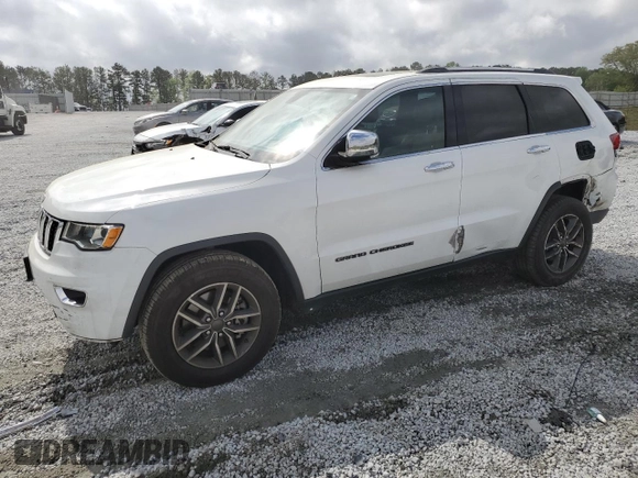 2021 Jeep Grand Cherokee Limited with VIN 1C4RJEBGXMC629555, listed as a Copart auction lot 51430245 with 87,323 mi miles and Salvage title. Bid and sale history available at DreamBid. Image 1.