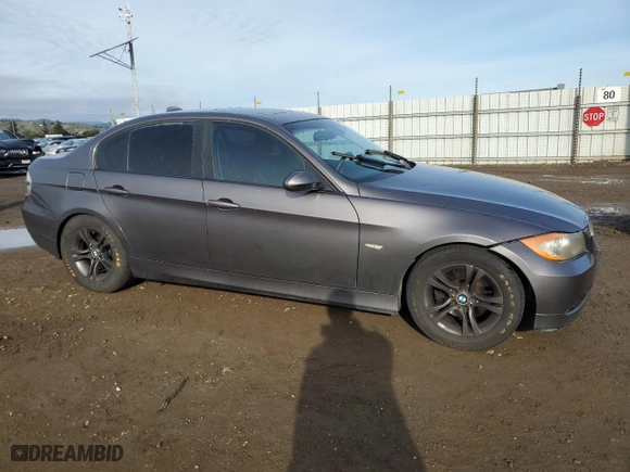 2008 BMW 3 Series 328i with VIN WBAVC53528FZ88308, listed as a Copart auction lot 44586365 with 214,205 mi miles and Non Repairable. Bid and sale history available at carsss.com. Image 4.