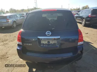 2008 Nissan Quest with VIN 5N1BV28U68N110235, listed as a Copart auction lot 76333434 with 162,674 mi miles and Clean Title. Bid and sale history available at carsss.com. Image 6.