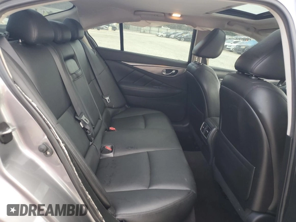 2017 Infiniti Q50 3.0t Premium with VIN JN1EV7AP7HM730037, listed as a Copart auction lot 79605044 with 106,596 mi miles and Salvage Title. Bid and sale history available at carsss.com. Image 11.