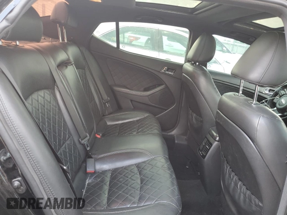 2015 Kia Optima SXL Turbo with VIN 5XXGR4A63FG427596, listed as a Copart auction lot 59943505 with 168,617 mi miles and Clean title. Bid and sale history available at DreamBid. Image 10.