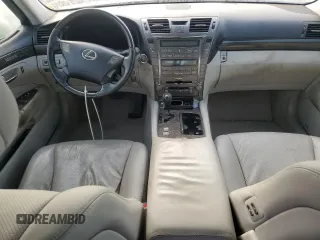 2007 Lexus LS 460 with VIN JTHBL46F175014438, listed as a Copart auction lot 62513655 with 128,213 mi miles and Salvage title. Bid and sale history available at DreamBid. Image 8.