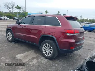 2022 Jeep Grand Cherokee Laredo X with VIN 1C4RJEAG0NC128094, listed as a IAAI auction lot 41402308 with 34,190 mi miles and . Bid and sale history available at DreamBid. Image 3.