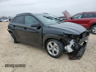 2023 Hyundai Kona SEL with VIN KM8K6CABXPU044904, listed as a Copart auction lot 41921915 with 33,630 mi miles and Salvage Title. Bid and sale history available at DreamBid. Image 4.